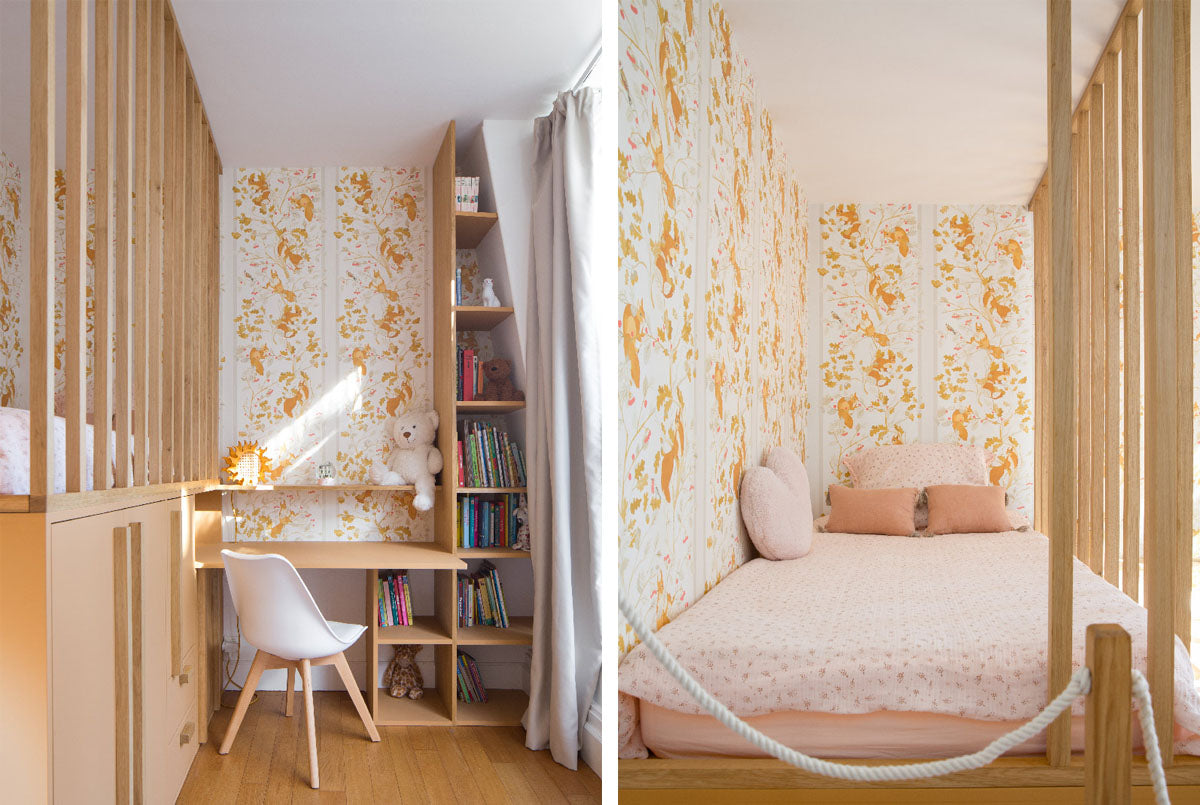 Casse-Noisette or dans son lit cabane