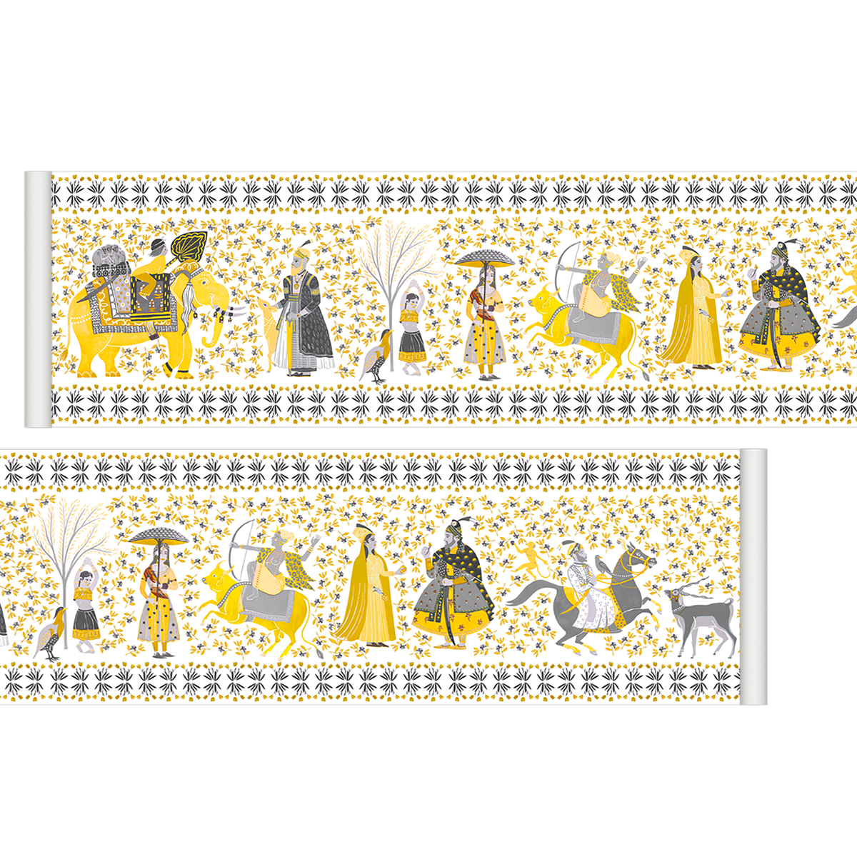 little cabari frise fleur animal couleur jaune gris