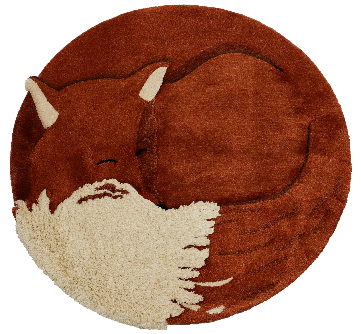 Tapis renard roux