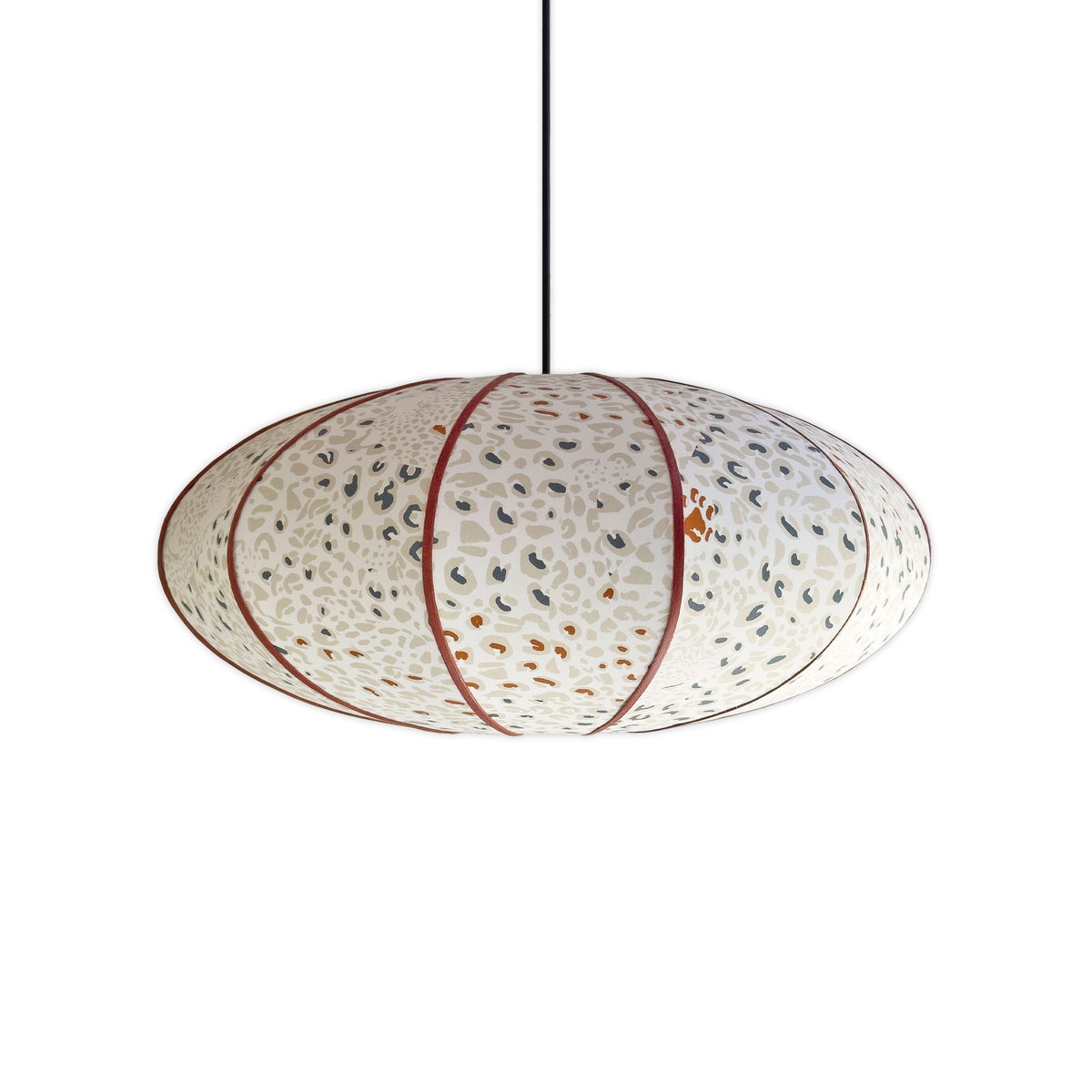 abat jour suspension leopard