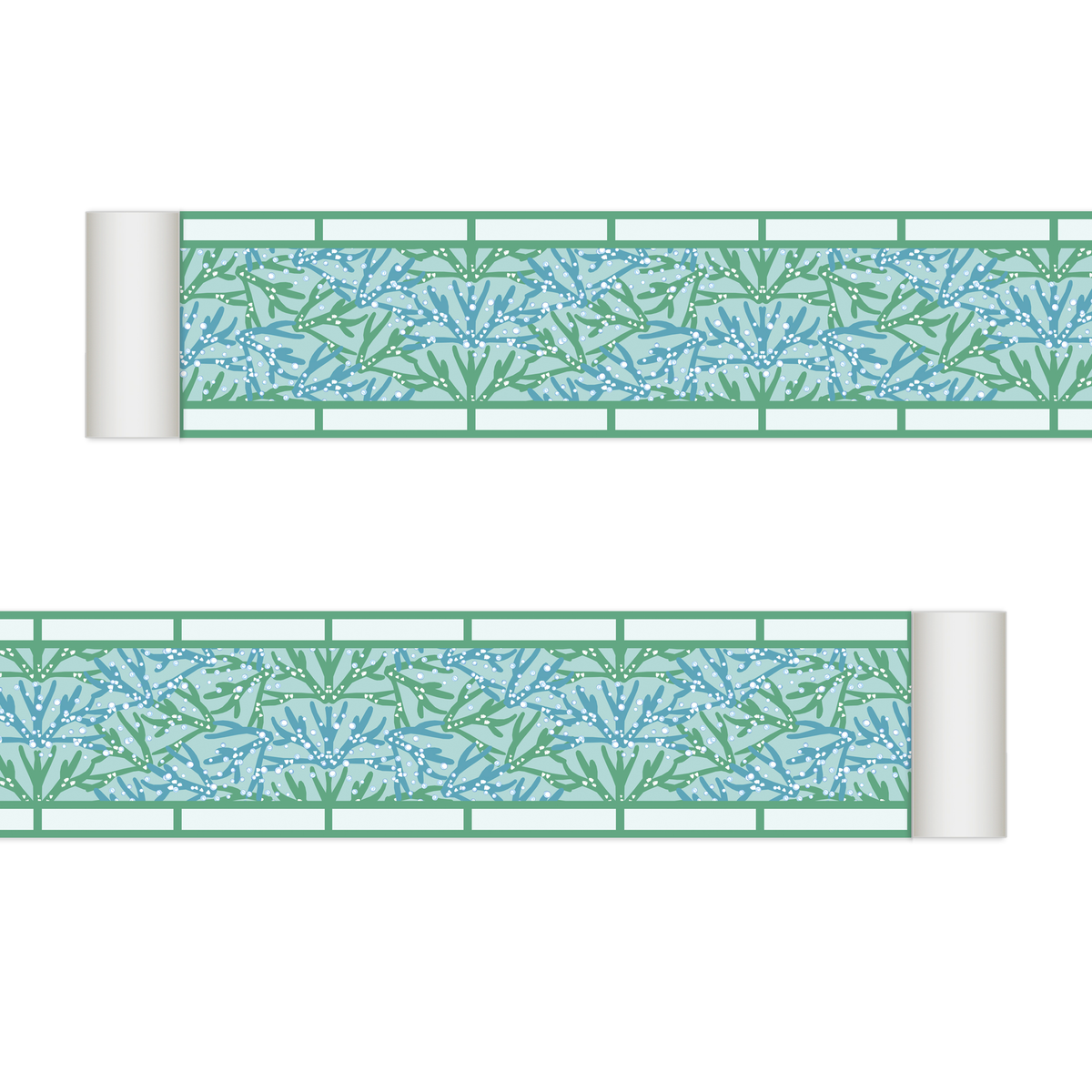 little cabari frise corail couleur vert bleu