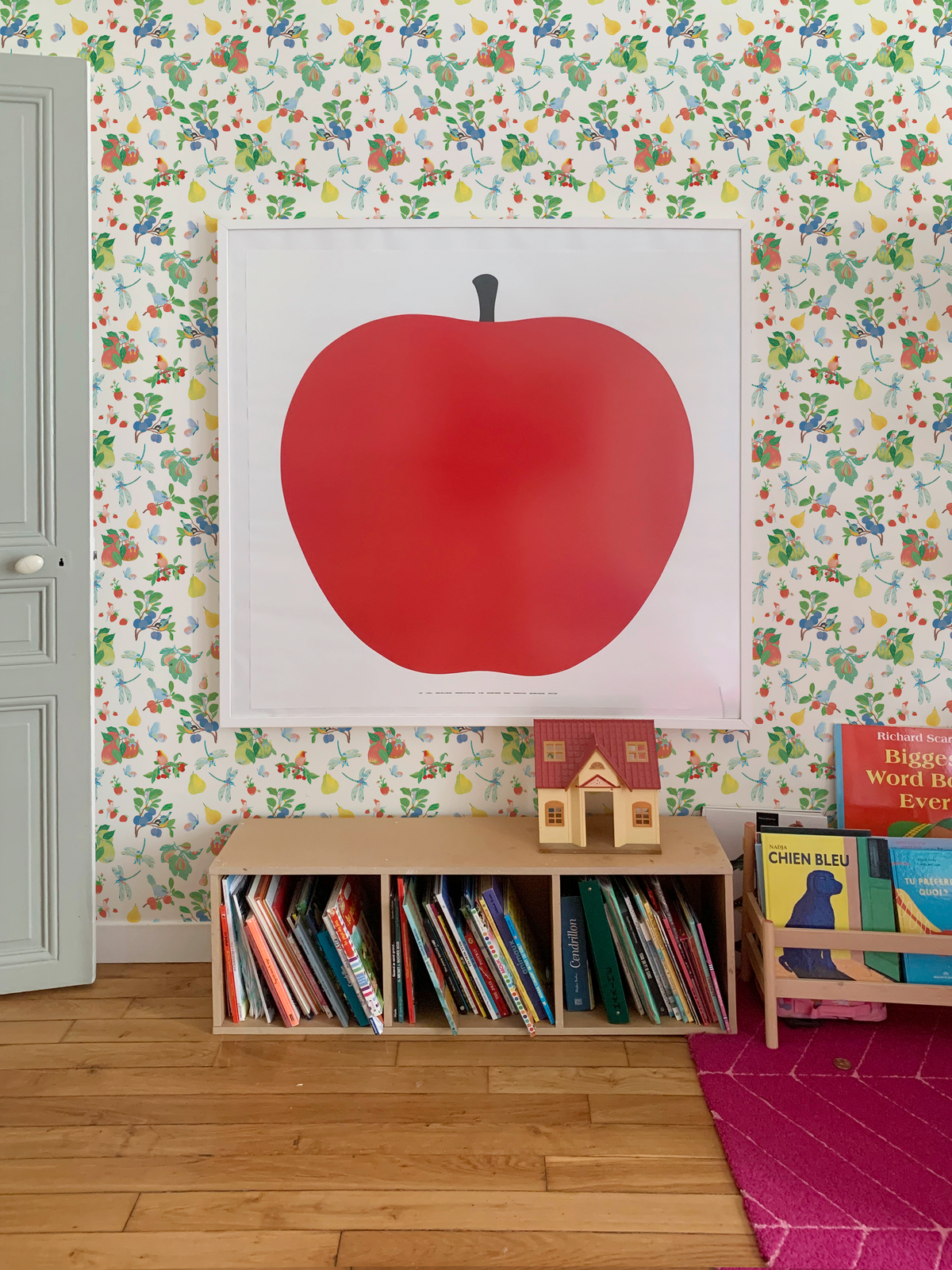 little cabari papier peint plante fruit nature couleur multicolore