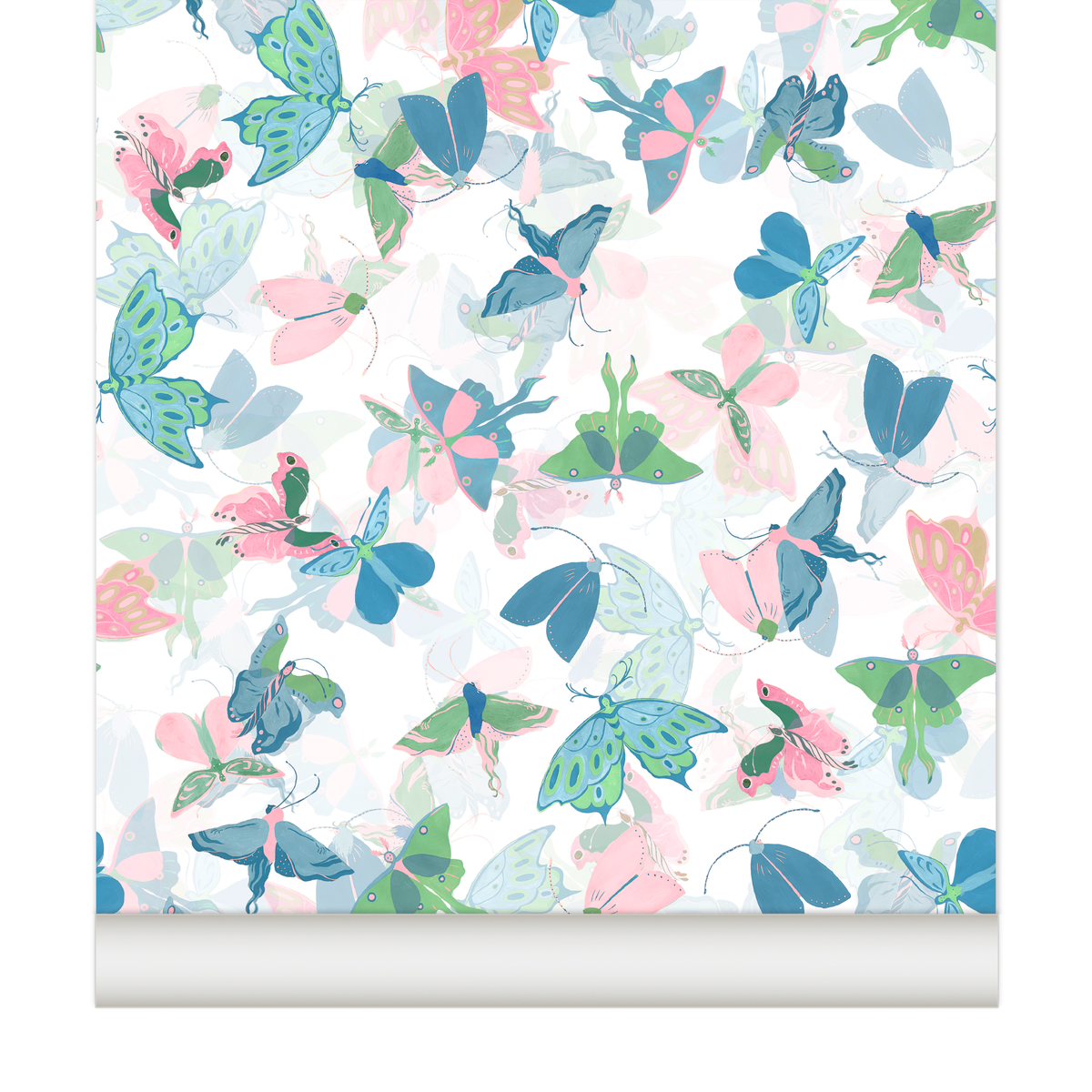 papier peint papillons