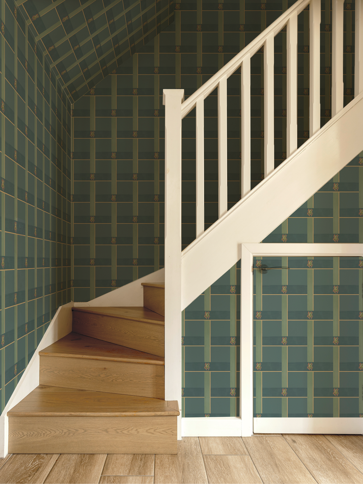 papier peint carreaux scarabée