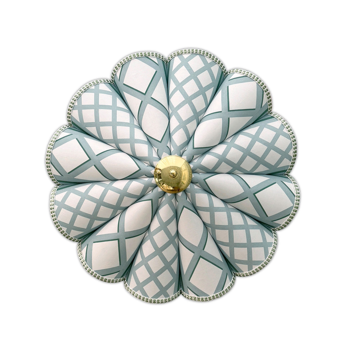 little cabari lampe rayure couleur bleu blanc
