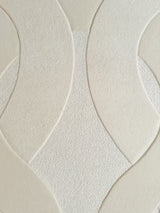 tapis sur mesure entrelacs blanc little cabari made in europe fait main