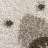 tapis little Cabari ours blanc beige naturel laine 