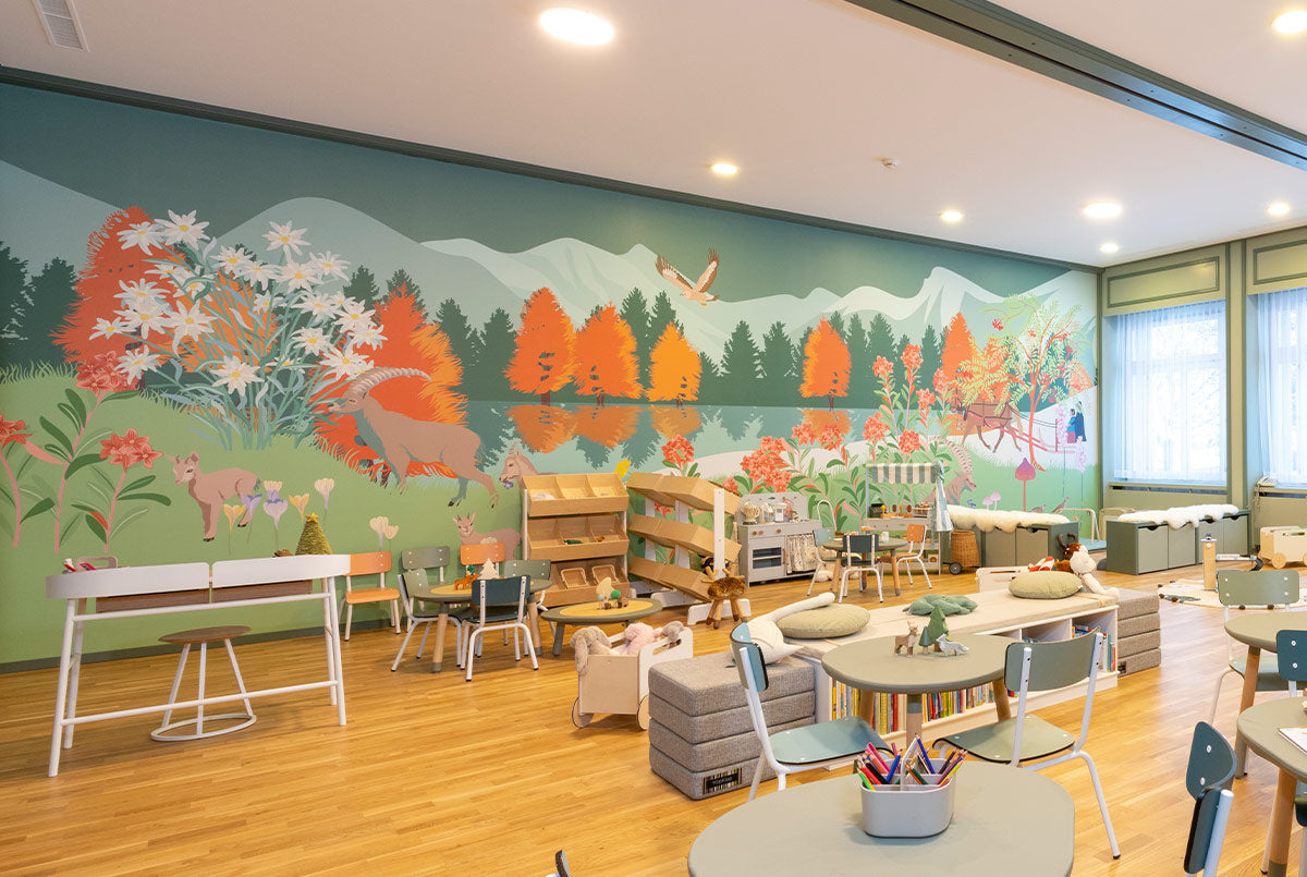 LittleCabari Mylittleroom kidsclub kulm hotel st moritz decor sur mesure engadine
