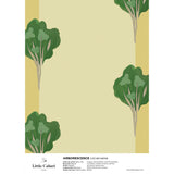 little cabari papier peint arborescence verveine
