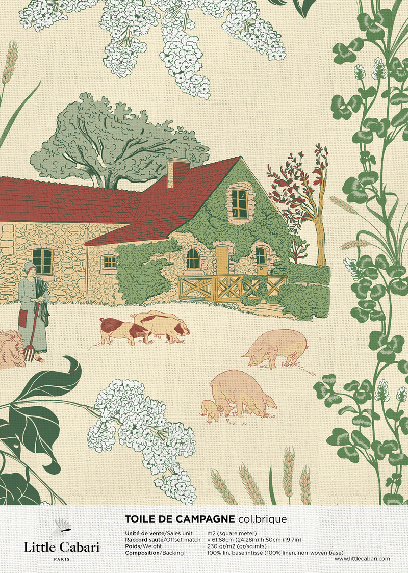 Echantillon A4 - Toile de Campagne