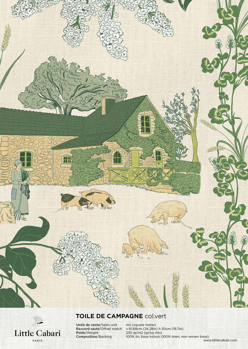 Echantillon A4 - Toile de Campagne