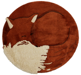 Tapis renard roux