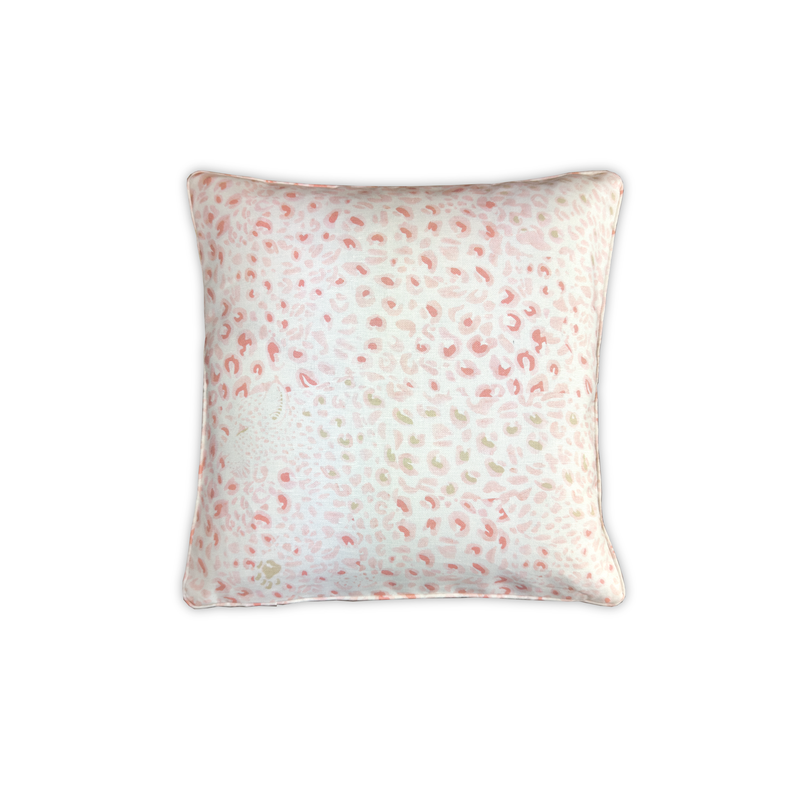 coussin leopard rose little cabari
