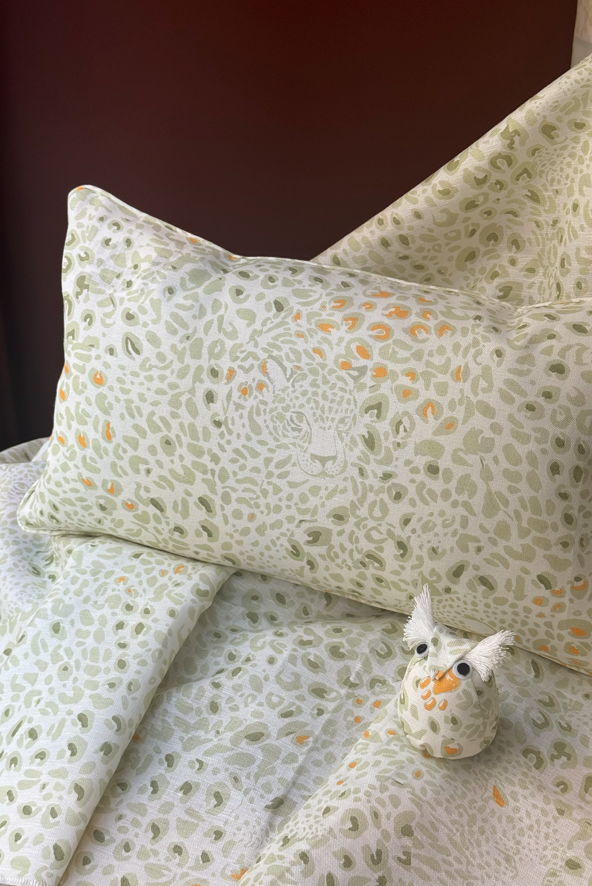 coussin leopard little cabari