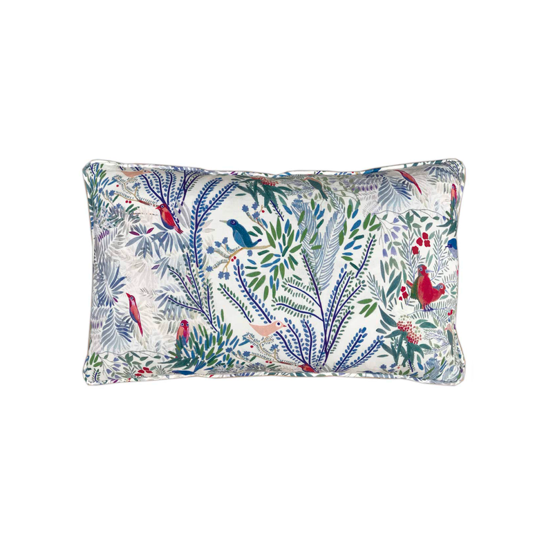 coussin jazz oiseaux fleurs little cabari