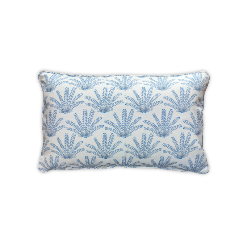 coussin deco bleu