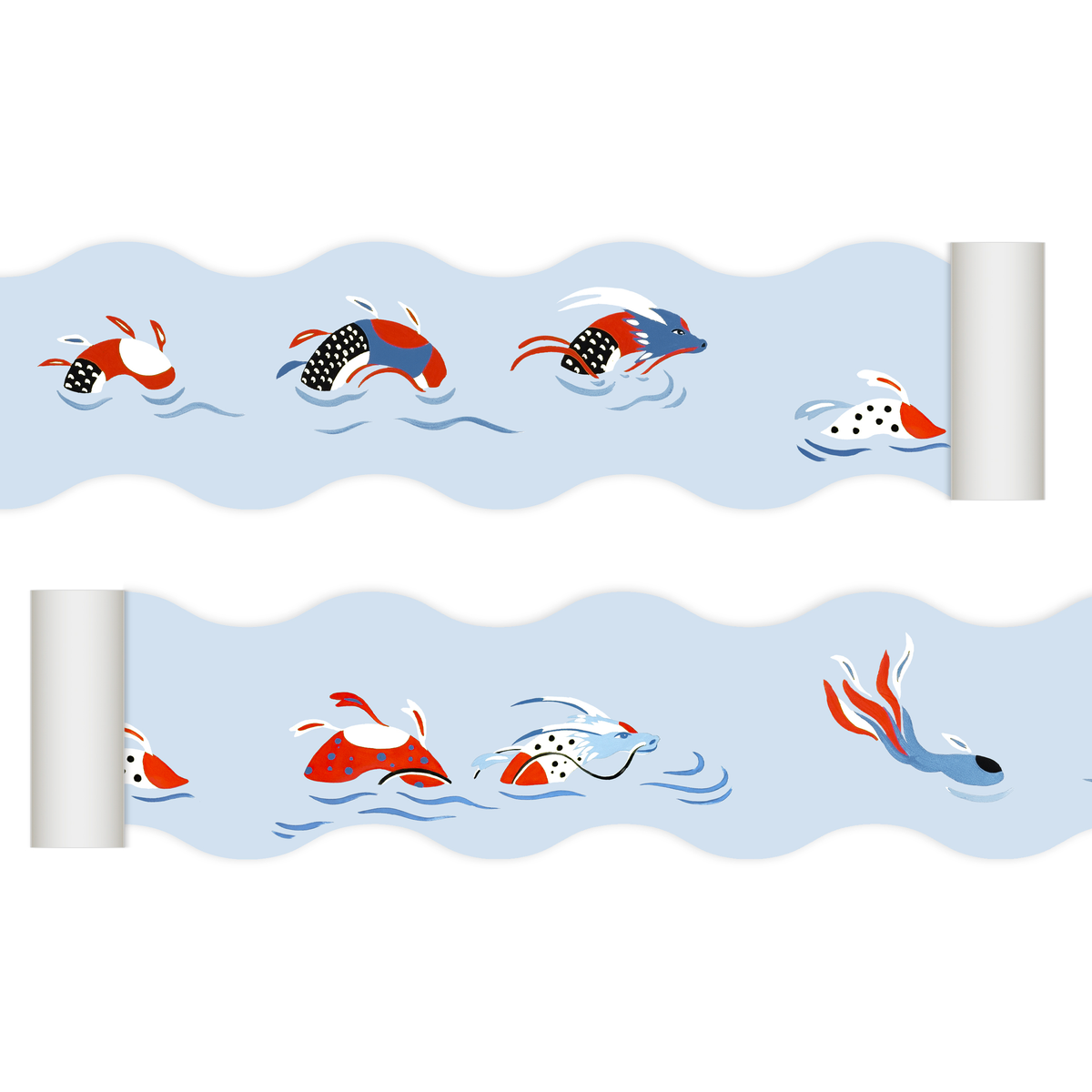 frise papier peint dragon