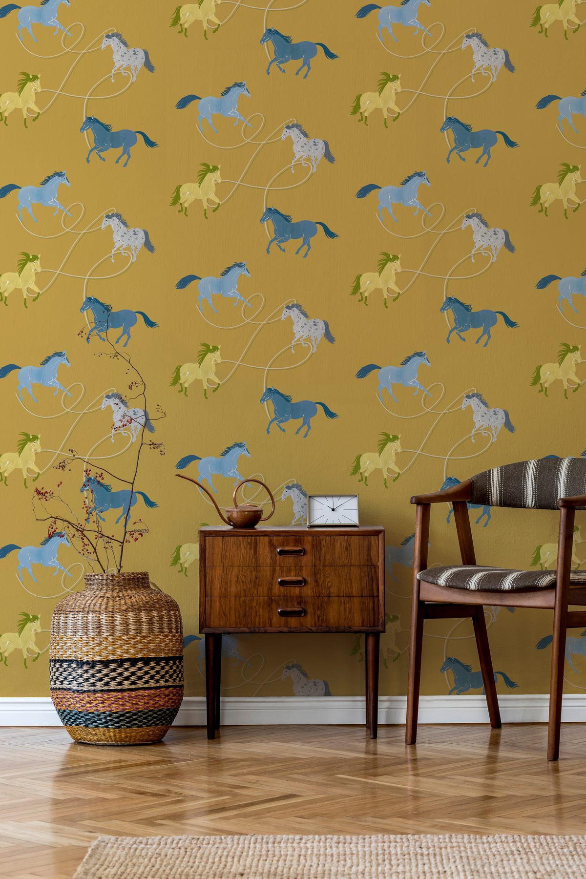 papier peint cheval chevaux