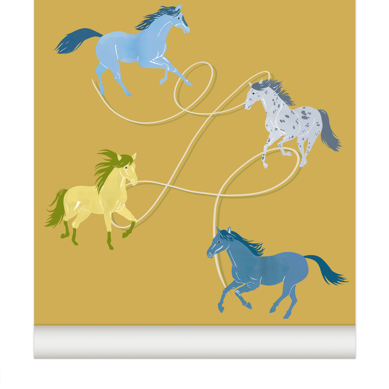 papier peint chevaux