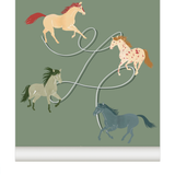 papier peint chevaux