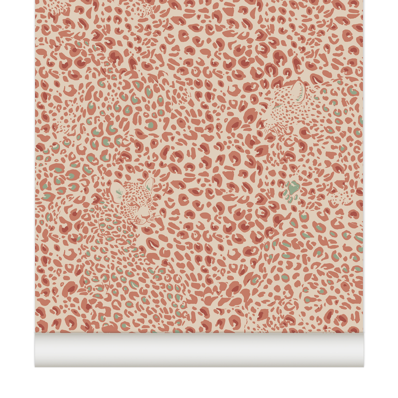 papier peint leopard