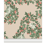 papier peint citron ane chevre