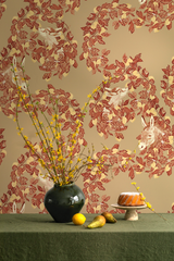 papier peint citron chevre ane