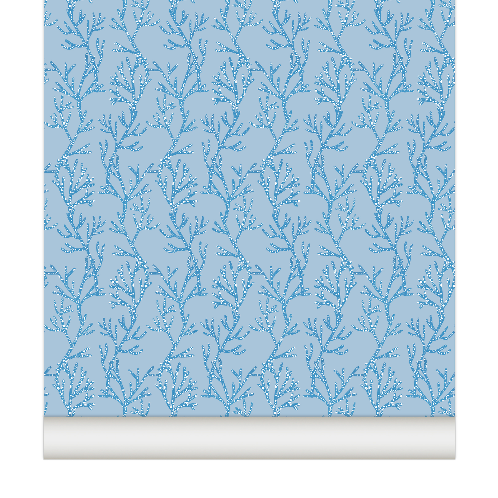 Papier peint CASSE-NOISETTE coloris Vert et bleu – Little Cabari Papier peint CASSE-NOISETTE coloris Vert et bleu – Little Cabari