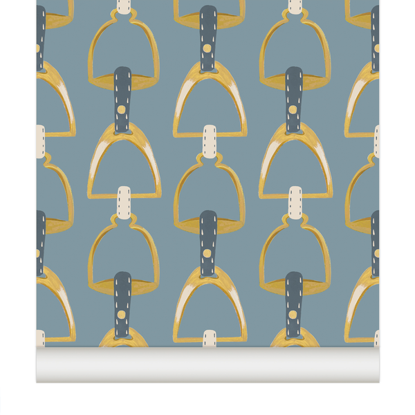 papier peint étriers