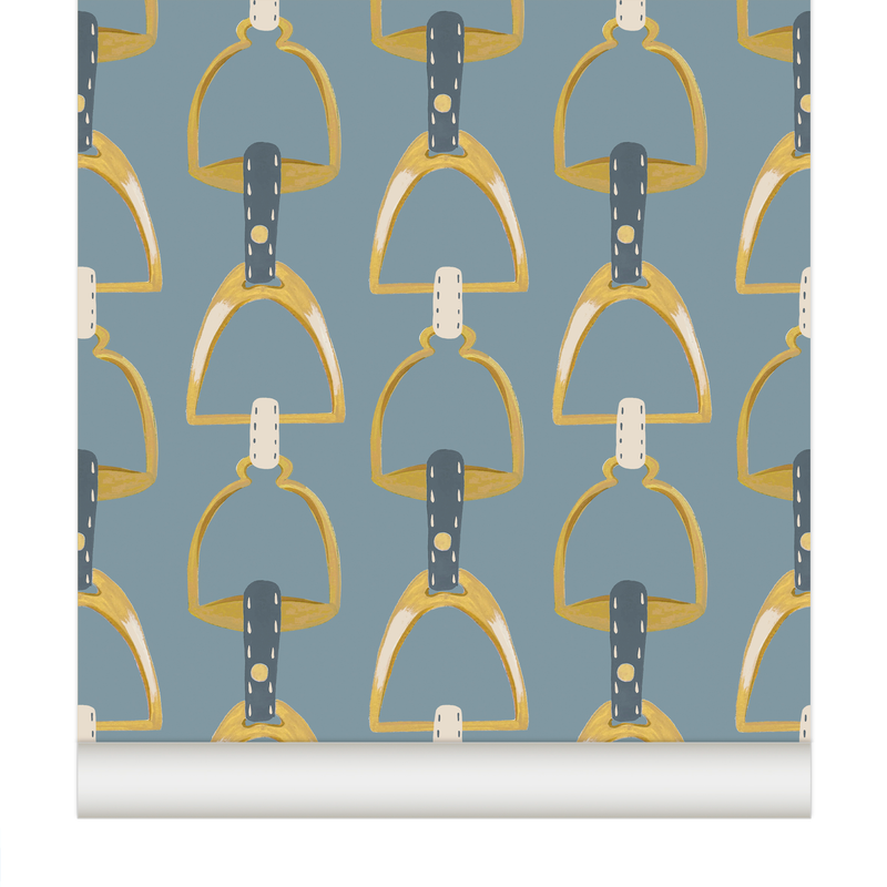 papier peint étriers