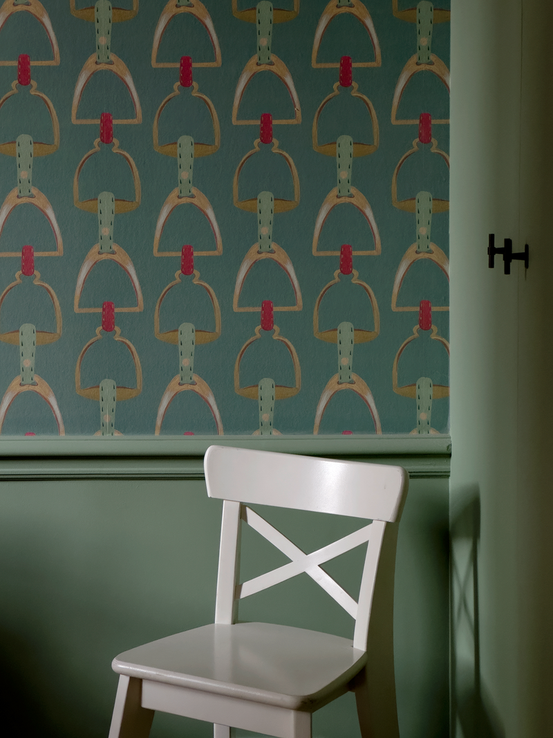 Papel pintado CHEETAH en color Granadina 