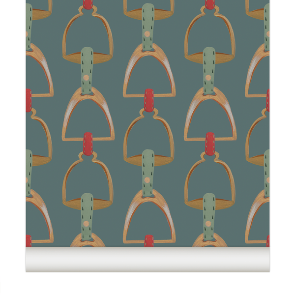 papier peint étriers