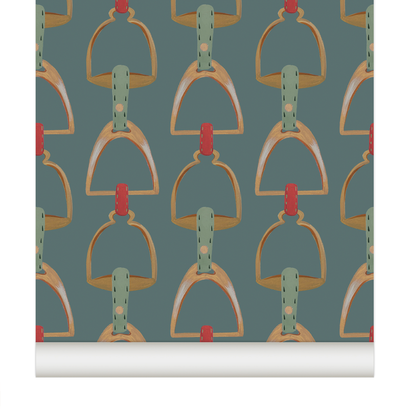 papier peint étriers