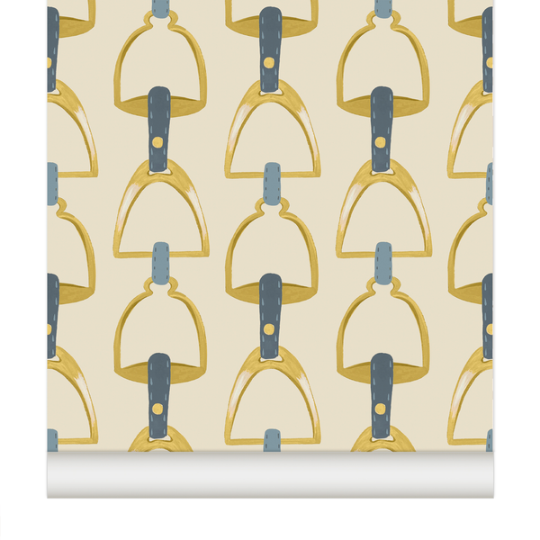 papier peint étriers