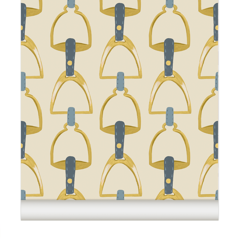 papier peint étriers