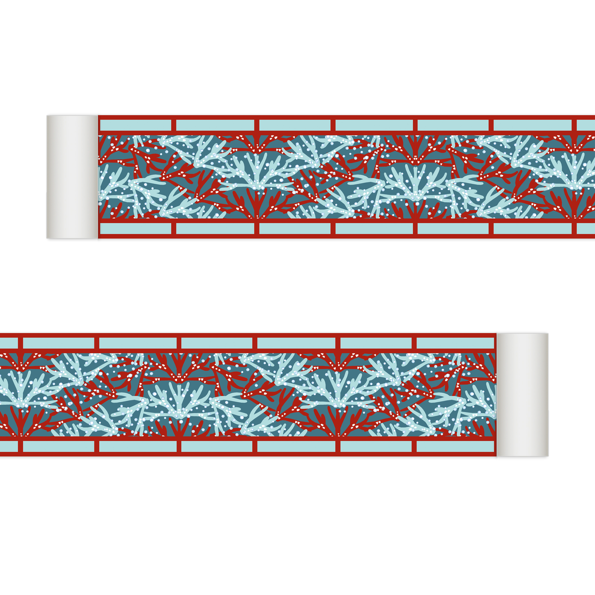 little cabari frise corail couleur rouge bleu