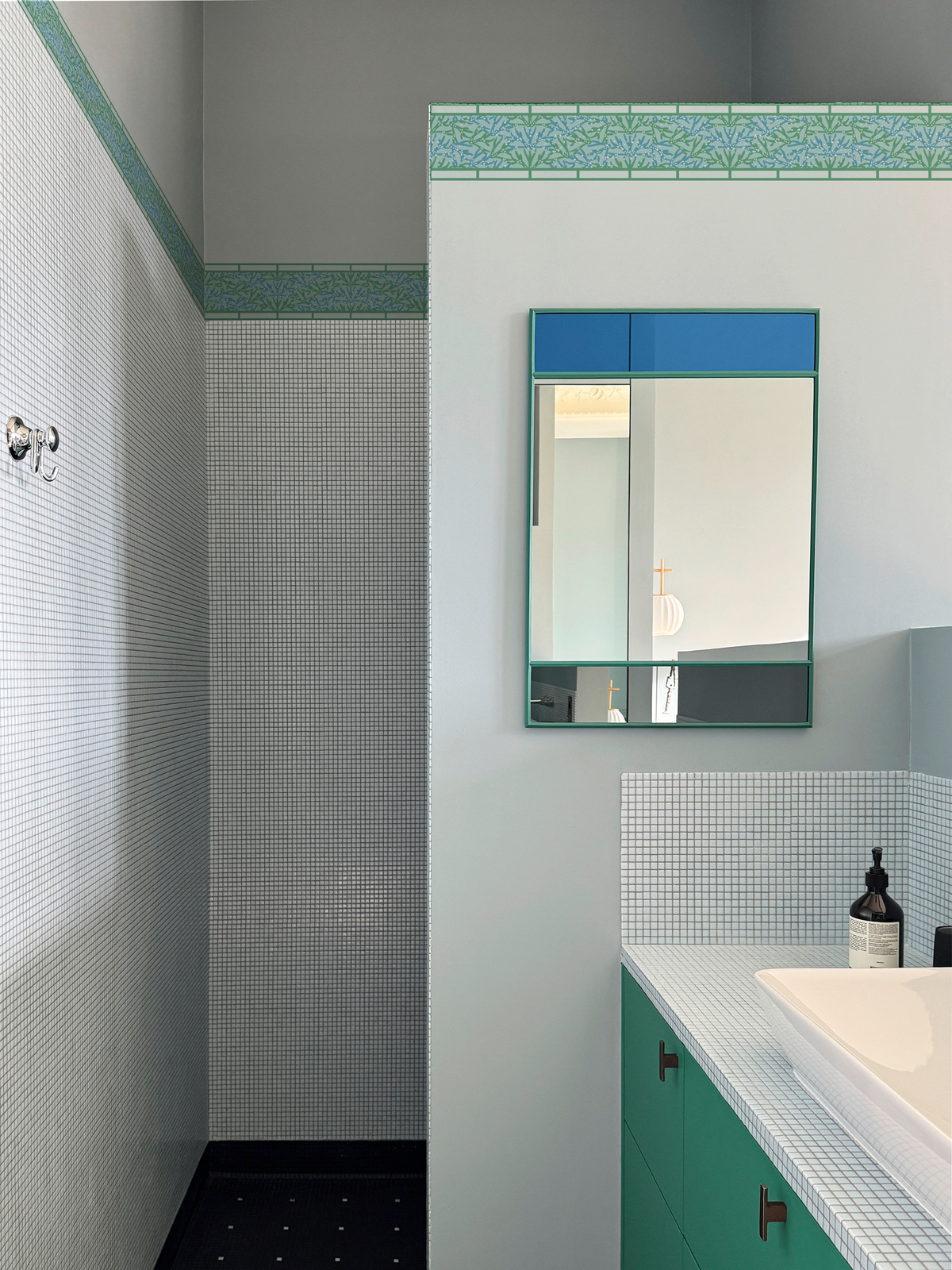 little cabari frise corail couleur vert bleu