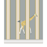 papier peint rayure girafe