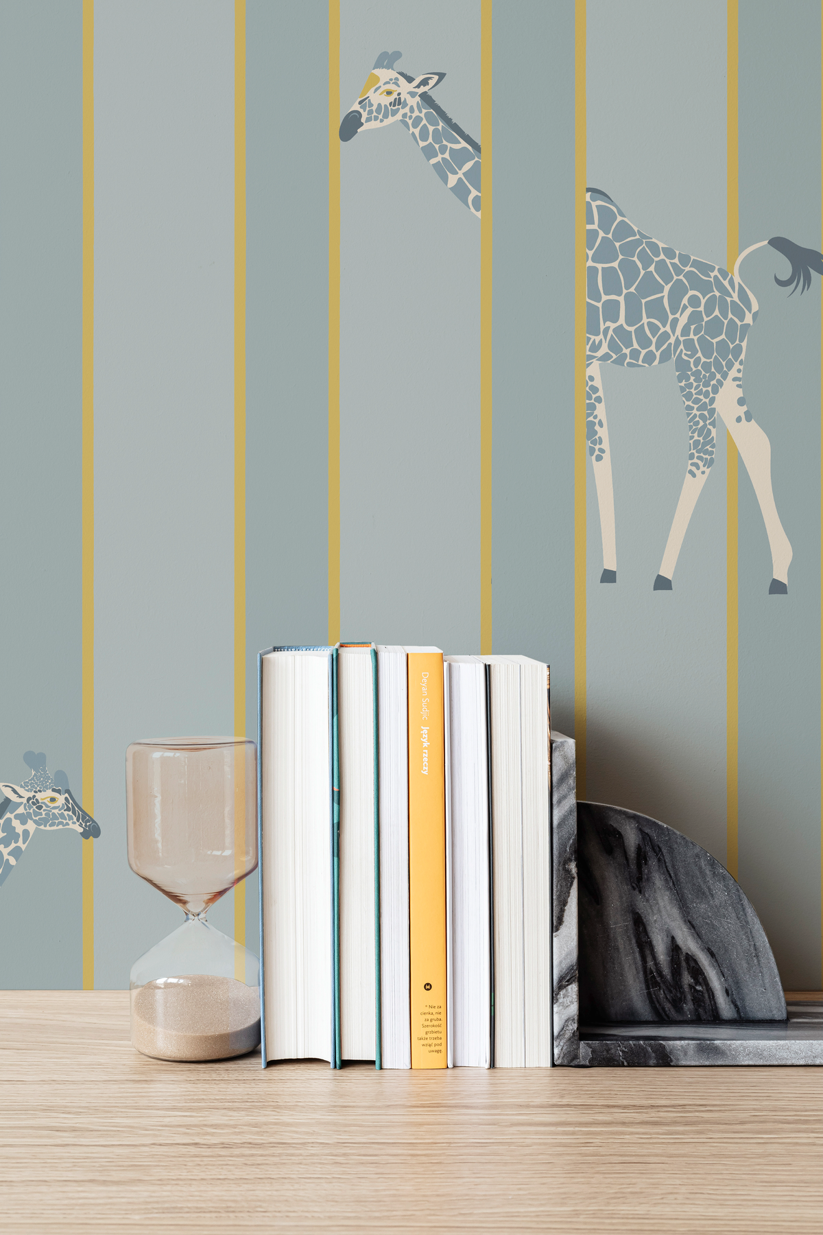 papier peint girafe rayure