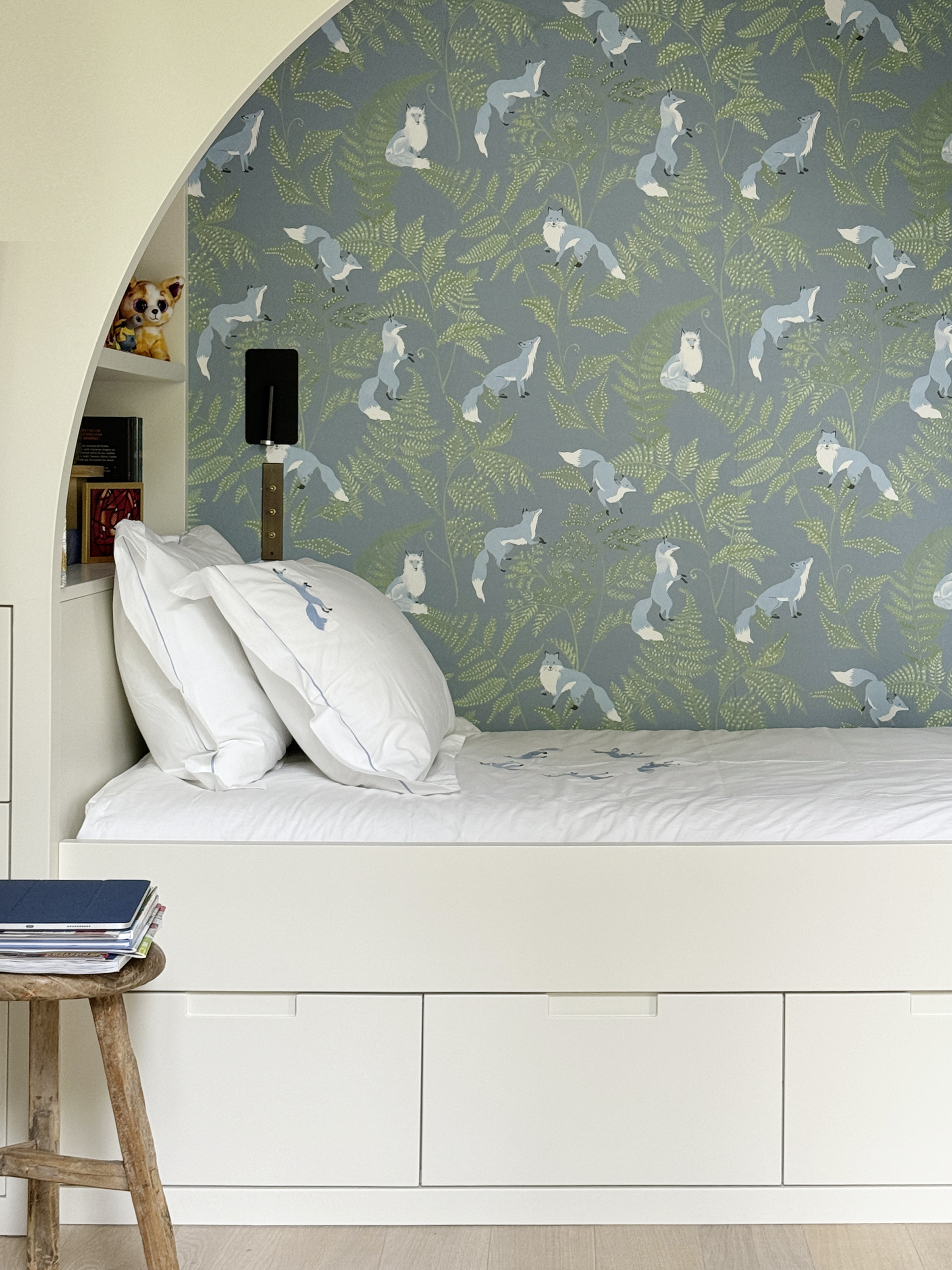 Wallpaper KITSUNE Nuit d'été color – Little Cabari