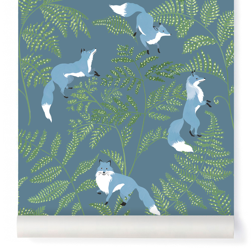 Wallpaper KITSUNE Nuit d'été color – Little Cabari