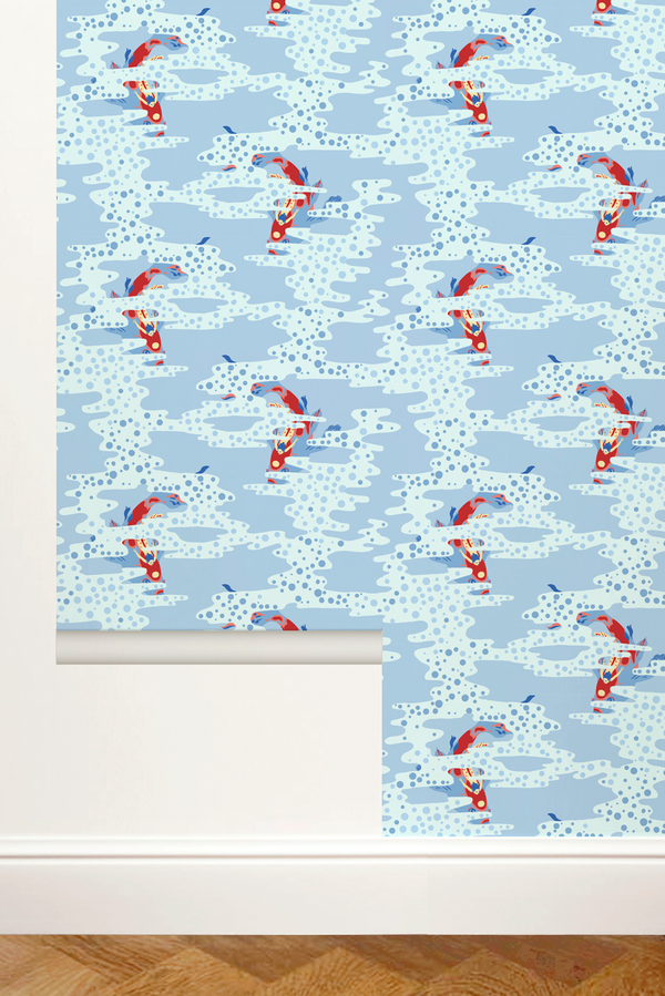 papier peint koi carpes