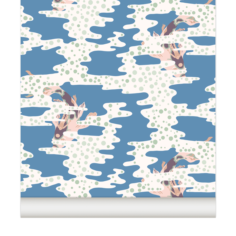 papier peint koi carpes