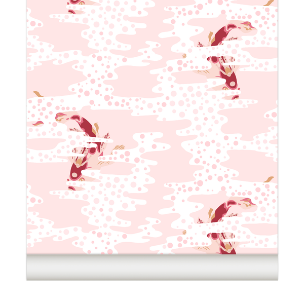 papier peint koi carpes
