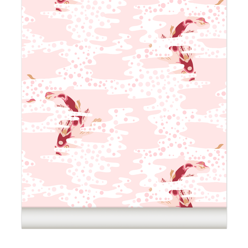 papier peint koi carpes