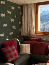 papier peint moutons