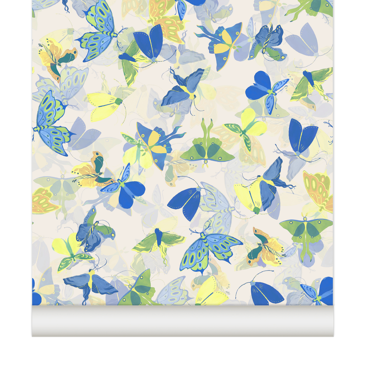 papier peint papillons