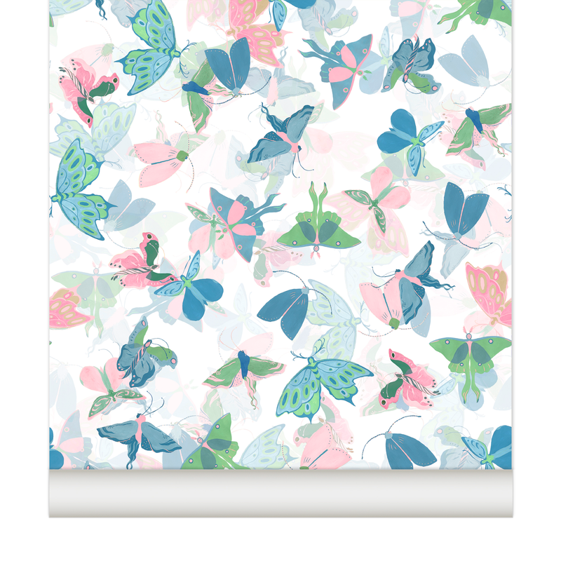 papier peint papillons