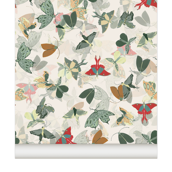 papier peint papillons