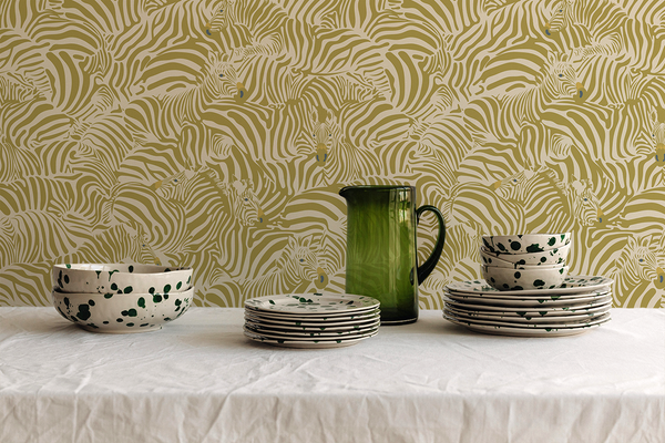 papier peint motif zebre